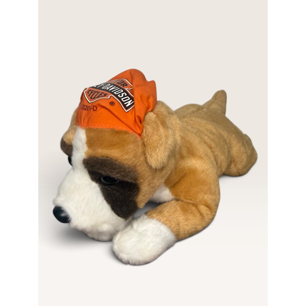 Harley Davidson Rumble the Boxer Cuddle Bud Plush Toy 14"